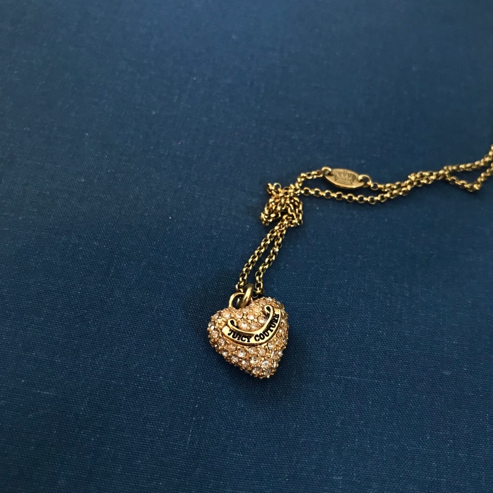 Juicy Couture Gold Heart Necklace